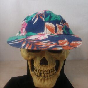 Vintage Wendy's Floral Snap Back Hat